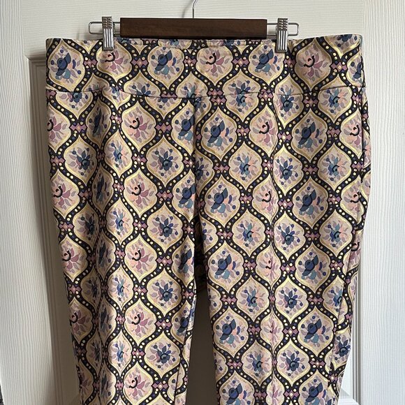 Soft Surroundings Women's 1X Perfect Ponte Pull-on Straight Leg Rockcress Pant - Picture 1 of 8